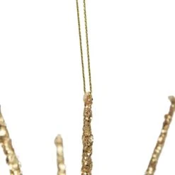 Northlight 12" Shimmering Gold Glitter Starburst Christmas Ornament 12 Northlight 12" Shimmering Gold Glitter Starburst Christmas Ornament -Michaels Store D253896S 12