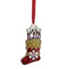 Northlight 3.5" Red & Silver Plated Pepsi Stocking Christmas Ornament