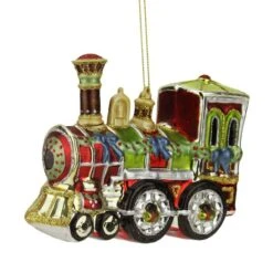Northlight 5.5" Red & Green Contemporary Train Christmas Ornament