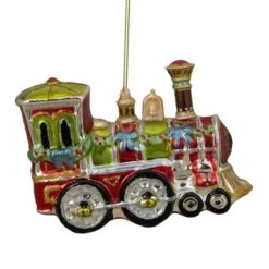Northlight 5.5" Red & Green Contemporary Train Christmas Ornament -Michaels Store D253898S 14