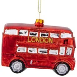 Northlight 4.5" Red Double Decker London Tour Bus Christmas Ornament -Michaels Store D253902S 11