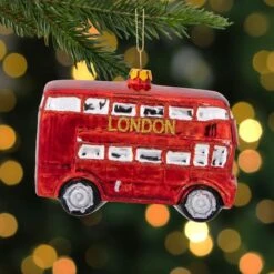 Northlight 4.5" Red Double Decker London Tour Bus Christmas Ornament -Michaels Store D253902S 12