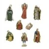 Northlight Green & Red Jewel Tone Christmas Nativity Figurine Set
