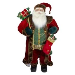 Northlight 4ft. Standing Santa Christmas Figure With Presents 10 Northlight 4ft. Standing Santa Christmas Figure With Presents -Michaels Store D253946S 11