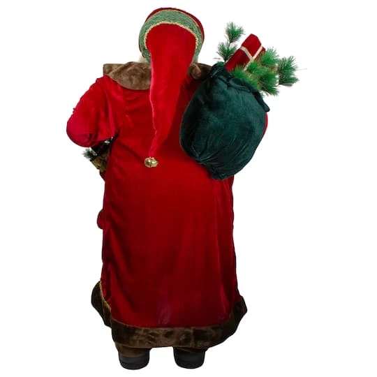Northlight 4ft. Standing Santa Christmas Figure With Presents 7 Northlight 4ft. Standing Santa Christmas Figure With Presents - Image 7