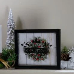 Northlight 14" Black LED Merry Christmas Box Frame -Michaels Store D253952S 12