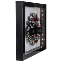 Northlight 14" Black LED Merry Christmas Box Frame -Michaels Store D253952S 13