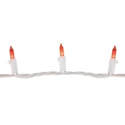 Northlight 100ct. Mini Christmas String Lights With White Wire Gold -Michaels Store D254016S 4