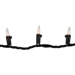 Northlight 100ct. Mini Christmas String Lights With Black Wire Clear -Michaels Store D254021S 14