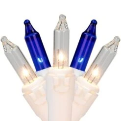 Northlight 100ct. Mini Christmas String Lights With White Wire Blue/Clear -Michaels Store D254022S 11