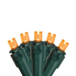 Northlight 50ct. LED Wide Angle Christmas String Lights With Green Wire Orange -Michaels Store D254040S 11