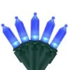 Northlight 100ct. LED Mini Christmas Lights With Green Wire Blue