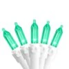 Northlight 100ct. LED Mini Christmas Lights With White Wire Green
