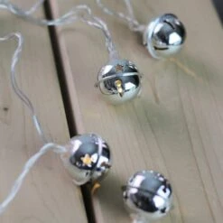 Northlight 8ct. White LED Jingle Bell Novelty String Lights -Michaels Store D254066S 3