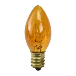 Northlight Incandescent C7 Replacement Bulbs, 25ct. Orange -Michaels Store D254073S 1 1