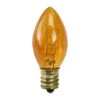 Northlight Incandescent C7 Replacement Bulbs, 25ct. Orange