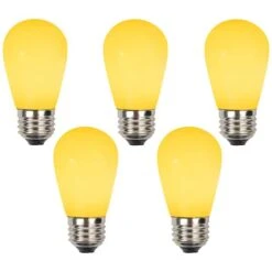 Northlight Opaque LED S14 Replacement Bulbs, 25ct. Yellow -Michaels Store D254076S 14