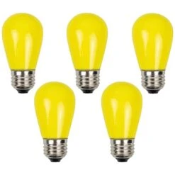 Northlight Opaque LED S14 Replacement Bulbs, 25ct. Yellow -Michaels Store D254076S 15