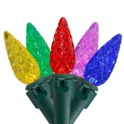 Northlight 70ct. Multicolor Faceted C6 LED String Lights -Michaels Store D254080S 11
