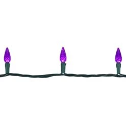 Northlight 70ct. LED Faceted C6 Christmas String Lights Purple 23 Northlight 70ct. LED Faceted C6 Christmas String Lights Purple -Michaels Store D254082S 15