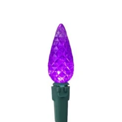 Northlight 70ct. LED Faceted C6 Christmas String Lights Purple 17 Northlight 70ct. LED Faceted C6 Christmas String Lights Purple -Michaels Store D254082S 4