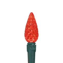 Northlight 70ct. LED Faceted C6 Christmas String Lights Red -Michaels Store D254083S 15