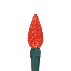 Northlight 70ct. LED Faceted C6 Christmas String Lights Red -Michaels Store D254083S 5