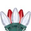 Northlight 25ct. LED C7 Christmas String Lights Red/White