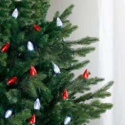 Northlight 25ct. LED C7 Christmas String Lights Red/White -Michaels Store D254092S 15