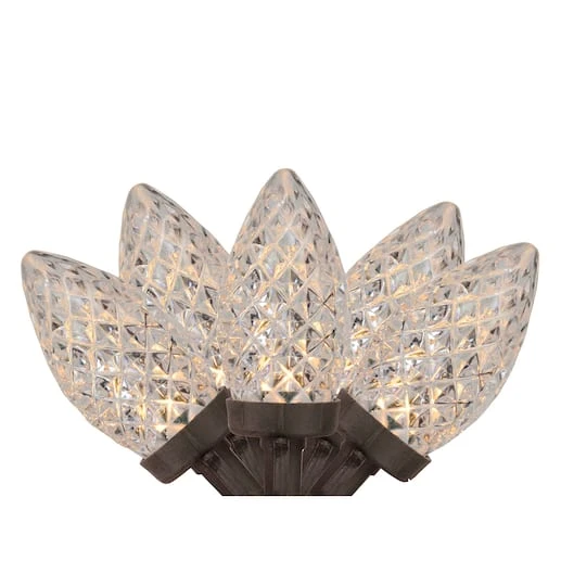 Northlight 100ct. Warm White Faceted LED Christmas String Lights 4 Northlight 100ct. Warm White Faceted LED Christmas String Lights - Image 4