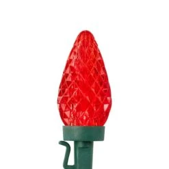 Northlight 100ct. Faceted LED C9 Christmas String Lights Red/Pure White 18 Northlight 100ct. Faceted LED C9 Christmas String Lights Red/Pure White -Michaels Store D254097S 15