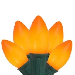 Northlight 25ct. Opaque C9 Christmas String Lights Orange -Michaels Store D254098S 1 1