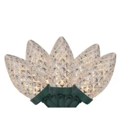 Northlight 100ct. Faceted LED C9 Christmas String Lights Warm White -Michaels Store D254101S 1 1
