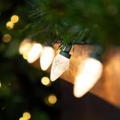 Northlight 100ct. Faceted LED C9 Christmas String Lights Warm White -Michaels Store D254101S 12