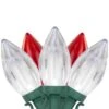 Northlight 25ct. C9 Christmas String Lights With Green Wire Red/Pure White
