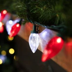 Northlight 25ct. C9 Christmas String Lights With Green Wire Red/Pure White 17 Northlight 25ct. C9 Christmas String Lights With Green Wire Red/Pure White -Michaels Store D254102S 2