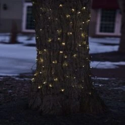 Northlight 2ft. X 8ft. LED Tree Trunk Wrap Christmas Net Lights Clear -Michaels Store D254104S 2