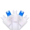 Northlight 50ct. LED Wide Angle Christmas String Lights With White Wire Blue/White