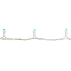 Northlight 50ct. LED Wide Angle Christmas String Lights With White Wire Green 17 Northlight 50ct. LED Wide Angle Christmas String Lights With White Wire Green -Michaels Store D254113S 15