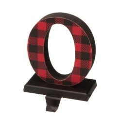 Glitzhome® Red Plaid Noel Stocking Holders, 4ct. -Michaels Store D254154S 5