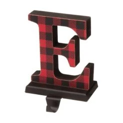 Glitzhome® Red Plaid Noel Stocking Holders, 4ct. -Michaels Store D254154S 6