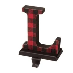 Glitzhome® Red Plaid Noel Stocking Holders, 4ct. -Michaels Store D254154S 7