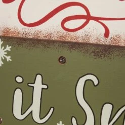 Glitzhome® 12" LED Wooden Block Holiday Word Sign -Michaels Store D254179S 3