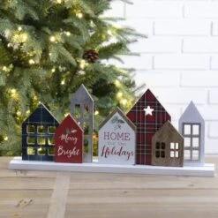 Glitzhome® 20" Home For The Holidays Décor Accent -Michaels Store D254188S 2