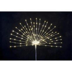 Melrose Warm White LED Starburst Tree Topper Set, 30" X 31"