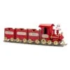 Melrose 37" Red Metal Christmas Train On Tracks Accent