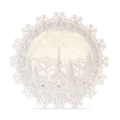 Melrose 12.25" LED Church Scene Snow Globe