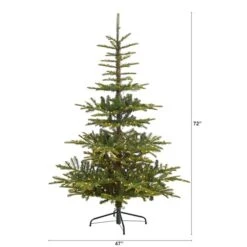 6ft. Pre-Lit Layered Washington Spruce Artificial Christmas Tree With Clear Lights -Michaels Store D255808S 2
