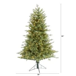 5ft. Pre-Lit New Hampshire Spruce Artificial Christmas Tree, Warm White LED Lights -Michaels Store D255892S 2