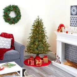 5ft. Pre-Lit New Hampshire Spruce Artificial Christmas Tree, Warm White LED Lights -Michaels Store D255892S 8